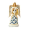 Enesco Jim Shore Heartwood Creek Blue And Gold Angel Figurine, 8.46" -Hallmark Shop Jim Shore Angel Holding Christmas Star Figurine 6017006 01