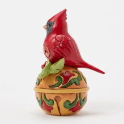 Enesco Jim Shore Heartwood Creek Cardinal On Jingle Bell Mini Figurine, 3.54" 10 Enesco Jim Shore Heartwood Creek Cardinal On Jingle Bell Mini Figurine, 3.54" -Hallmark Shop Jim Shore Cardinal Perched on Jingle Bell Figurine 6017279 04