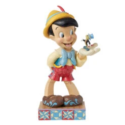 Enesco Jim Shore Disney Pinocchio And Jiminy Cricket Large Figurine, 15.3"