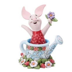 Enesco Jim Shore Disney Piglet In Watering Can Figurine, 4.5"