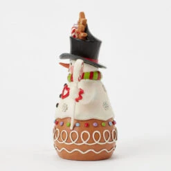 Enesco Jim Shore Heartwood Creek Gingerbread Snowman Figurine, 7" -Hallmark Shop Jim Shore Gingerbread Snowman Figurine 6017265 03