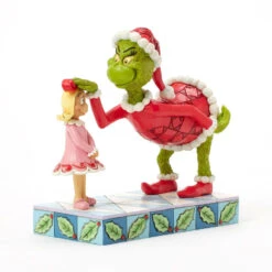 Enesco Jim Shore Grinch Patting Cindy Lou's Head Figurine, 5.4" -Hallmark Shop Jim Shore Grinch and Cindy Lou Who Figurine 6017061 03