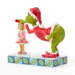 Enesco Jim Shore Grinch Patting Cindy Lou's Head Figurine, 5.4" -Hallmark Shop Jim Shore Grinch and Cindy Lou Who Figurine 6017061 04