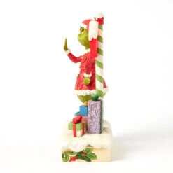 Enesco Jim Shore Grinch By Light-Up Stop Sign Figurine, 9.3" -Hallmark Shop Jim Shore Grinch by Stop Sign LED Figurine 6017063 06