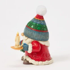 Enesco Jim Shore Heartwood Creek Holiday Gnome With Candle Figurine, 4.33" -Hallmark Shop Jim Shore Holiday Gnome With Candlestick Figurine 6017286 03