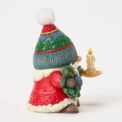 Enesco Jim Shore Heartwood Creek Holiday Gnome With Candle Figurine, 4.33" -Hallmark Shop Jim Shore Holiday Gnome With Candlestick Figurine 6017286 04