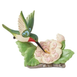 Enesco Jim Shore Hummingbird With Flower Figurine, 5"