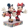 Enesco Jim Shore Disney Mickey And Minnie Roller Skating Figurine, 5.5" -Hallmark Shop Jim Shore Mickey and Minnie Roller Skating Figurine 6014315 01