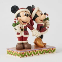 Enesco Jim Shore Disney Mickey And Minnie With Candy Canes Figurine, 6.14" -Hallmark Shop Jim Shore Mickey and Minnie in Santa Suits Figurine 6016882 03