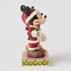 Enesco Jim Shore Disney Mickey And Minnie With Candy Canes Figurine, 6.14" -Hallmark Shop Jim Shore Mickey and Minnie in Santa Suits Figurine 6016882 06