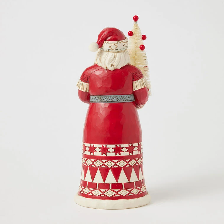 Enesco Jim Shore Nordic Noel Santa With Sisal Tree Figurine, 10.04" 4 Enesco Jim Shore Nordic Noel Santa With Sisal Tree Figurine, 10.04" - Image 2