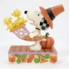 Enesco Jim Shore Peanuts Snoopy Cornucopia Of Friends Figurine, 5.3" H -Hallmark Shop Jim Shore Peanuts Snoopy Woodstock Cornucopia Figurine 6016579 01