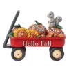 Enesco Jim Shore Red Harvest Wagon With Pumpkins Figurine, 4.33" H -Hallmark Shop Jim Shore Red Harvest Wagon With Pumpkins Figurine 6016634 01