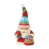 Enesco Jim Shore Heartwood Creek Holiday Gnome In Knit Hat Figurine, 5.71" -Hallmark Shop Jim Shore Santa Gnome With Colorful Knit Hat Figurine 6017285 01