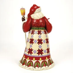 Enesco Jim Shore Heartwood Creek Santa Cardinal On Hand Figurine, 12.12" 7 Enesco Jim Shore Heartwood Creek Santa Cardinal On Hand Figurine, 12.12" -Hallmark Shop Jim Shore Santa Holding Cardinal and Lantern Figurine 6017002 02