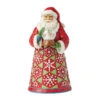 Enesco Jim Shore Heartwood Creek Santa Holding Snow Globe Figurine, 10.6" -Hallmark Shop Jim Shore Santa Holding a Snow Globe Figurine 6017003 01