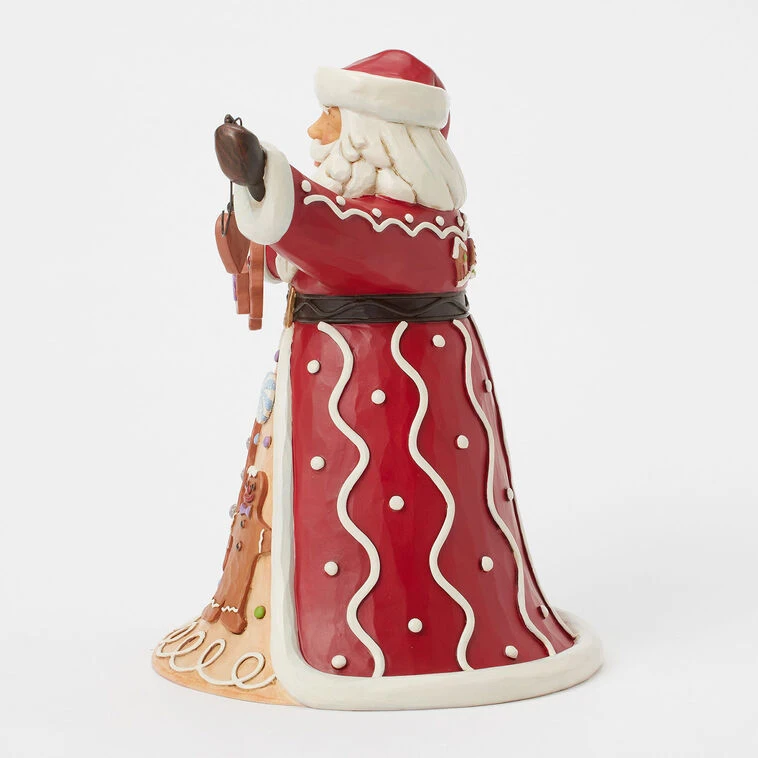Enesco Jim Shore Heartwood Creek Santa With Gingerbread Garland Figurine, 9.25" 5 Enesco Jim Shore Heartwood Creek Santa With Gingerbread Garland Figurine, 9.25" - Image 3