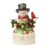 Enesco Jim Shore Heartwood Creek Snowman With Garland And Cardinal Figurine, 8.75" -Hallmark Shop Jim Shore Snowman With Garland and Cardinal Figurine 6017054 01