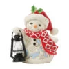 Enesco Jim Shore Heartwood Creek Snowman With Oversized Lantern Figurine, 4.8" -Hallmark Shop Jim Shore Snowman With Lantern Figurine 6017298 01