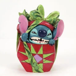 Enesco Jim Shore Disney Stitch Breaking Out Of Present Figurine, 5" -Hallmark Shop Jim Shore Stitch Popping Out of Gift Figurine 6016884 03