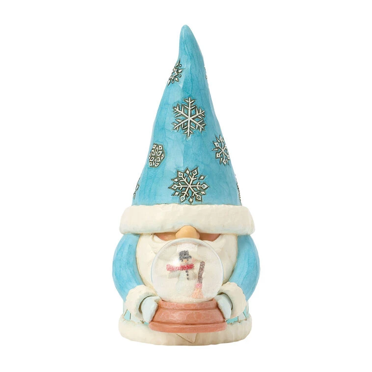 Enesco Jim Shore Heartwood Creek Winter Gnome With Snow Globe Figurine, 6.3" 3 Enesco Jim Shore Heartwood Creek Winter Gnome With Snow Globe Figurine, 6.3"