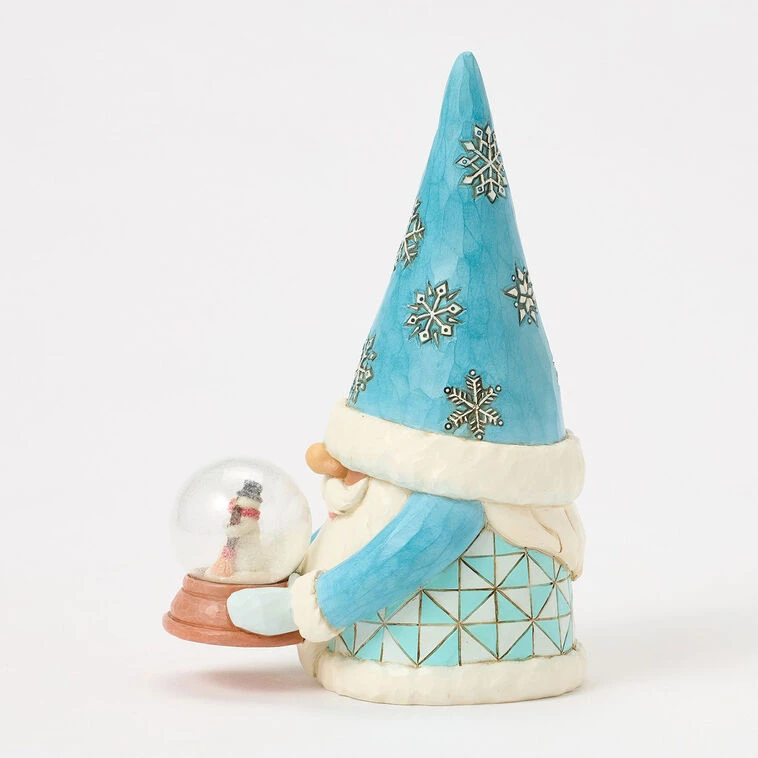 Enesco Jim Shore Heartwood Creek Winter Gnome With Snow Globe Figurine, 6.3" 5 Enesco Jim Shore Heartwood Creek Winter Gnome With Snow Globe Figurine, 6.3" - Image 3