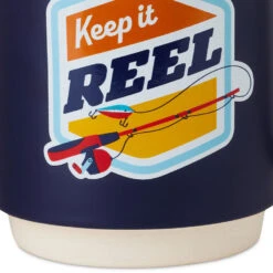 Hallmark Keep It Reel Mug, 16 Oz. 8 Hallmark Keep It Reel Mug, 16 Oz. -Hallmark Shop Keep It Reel Fishing Pun Mug 1MUG3629 03