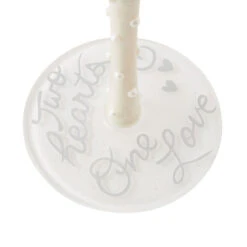 Lolita Two Hearts One Love Handpainted Wine Glass, 15 Oz. 14 Lolita Two Hearts One Love Handpainted Wine Glass, 15 Oz. -Hallmark Shop Keepsake for Bride or Wedding Day Lolita Wine Glass 6016403 06