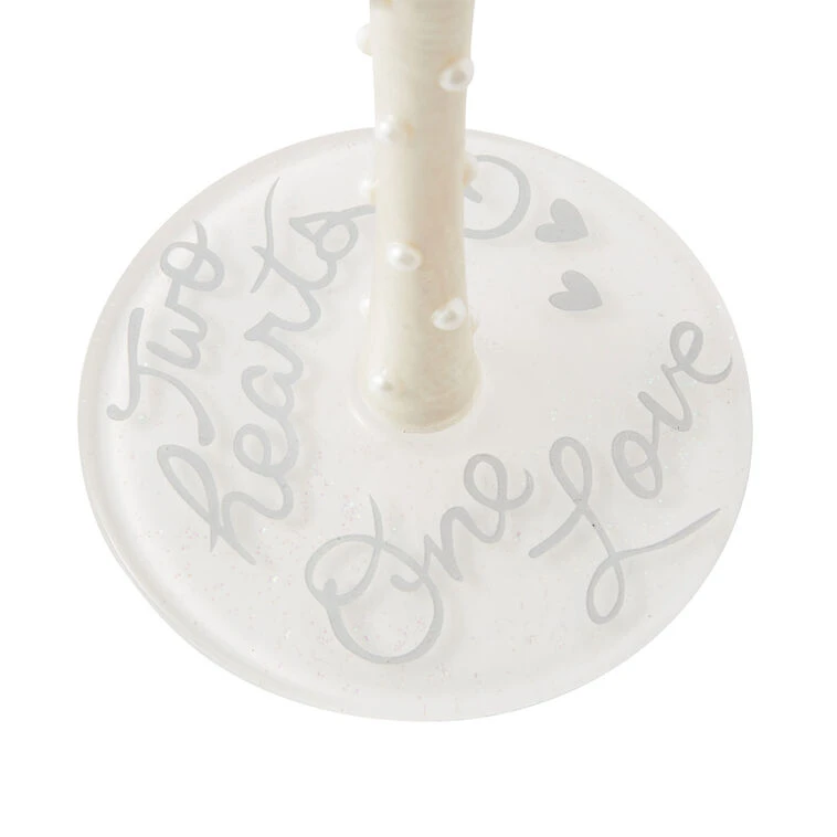 Lolita Two Hearts One Love Handpainted Wine Glass, 15 Oz. 8 Lolita Two Hearts One Love Handpainted Wine Glass, 15 Oz. - Image 6