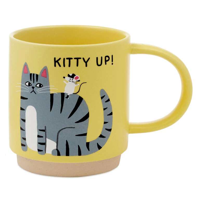 Hallmark Kitty Up Funny Mug, 16 Oz. 3 Hallmark Kitty Up Funny Mug, 16 Oz.
