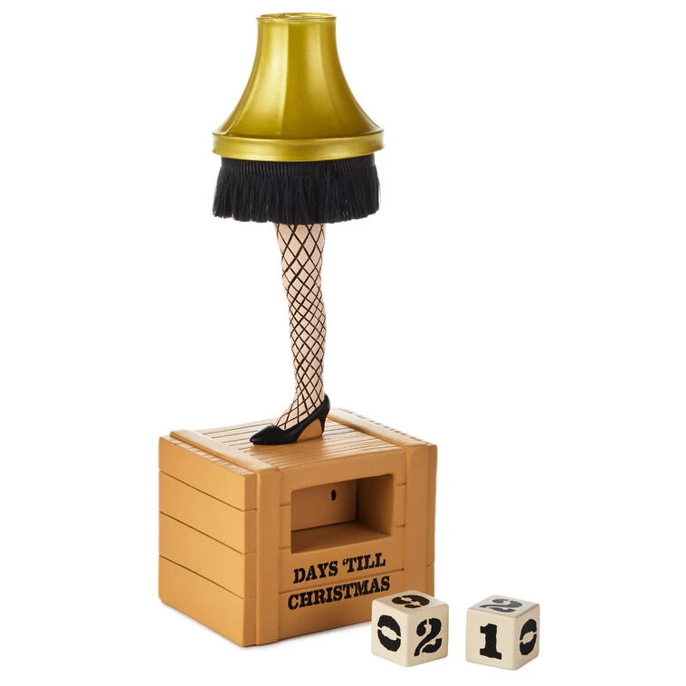 Hallmark A Christmas Story™ Leg Lamp Christmas Countdown Calendar Figurine With Light 6 Hallmark A Christmas Story™ Leg Lamp Christmas Countdown Calendar Figurine With Light - Image 4