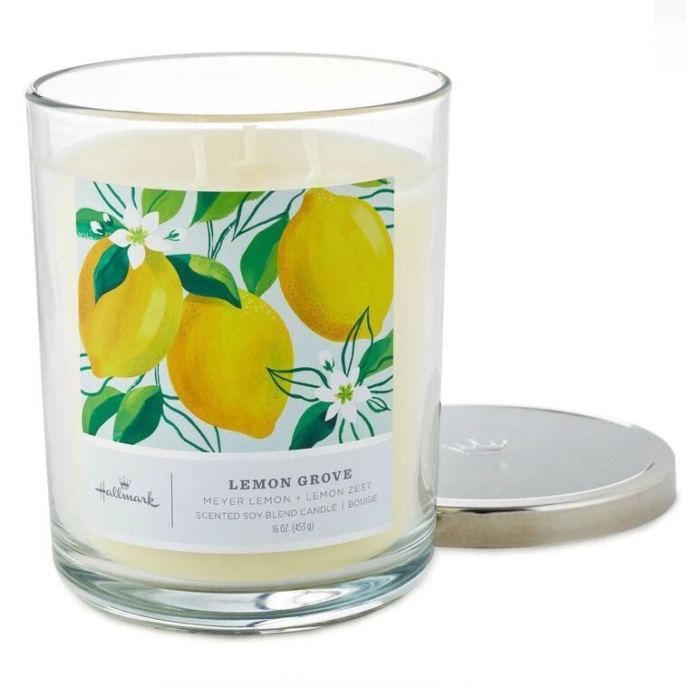 Hallmark Lemon Grove 3-Wick Jar Candle, 16 Oz. 5 Hallmark Lemon Grove 3-Wick Jar Candle, 16 Oz. - Image 3