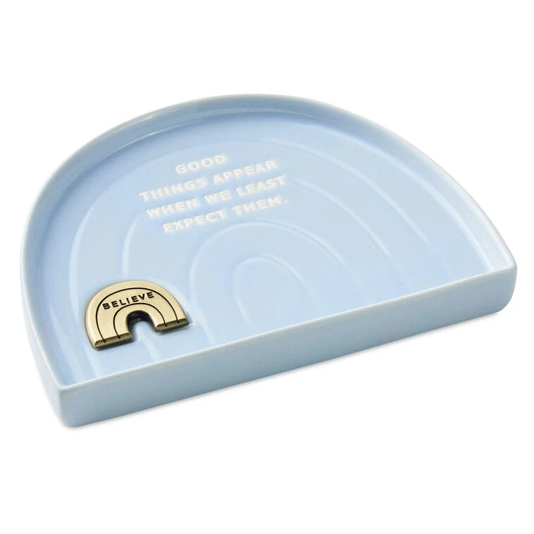 Hallmark Rainbow-Shaped Trinket Dish With Token 4 Hallmark Rainbow-Shaped Trinket Dish With Token - Image 2