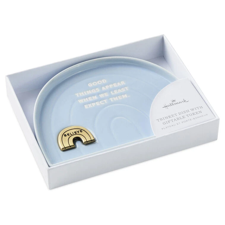 Hallmark Rainbow-Shaped Trinket Dish With Token 7 Hallmark Rainbow-Shaped Trinket Dish With Token - Image 5