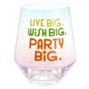 Hallmark Live Big Jumbo Stemless Wine Glass, 43 Oz. -Hallmark Shop Live Big Jumbo Stemless Wine Glass 1BIR1305 01