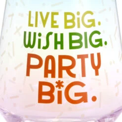 Hallmark Live Big Jumbo Stemless Wine Glass, 43 Oz. -Hallmark Shop Live Big Jumbo Stemless Wine Glass 1BIR1305 03