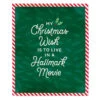 Hallmark Channel My Christmas Wish Throw Blanket, 50x60