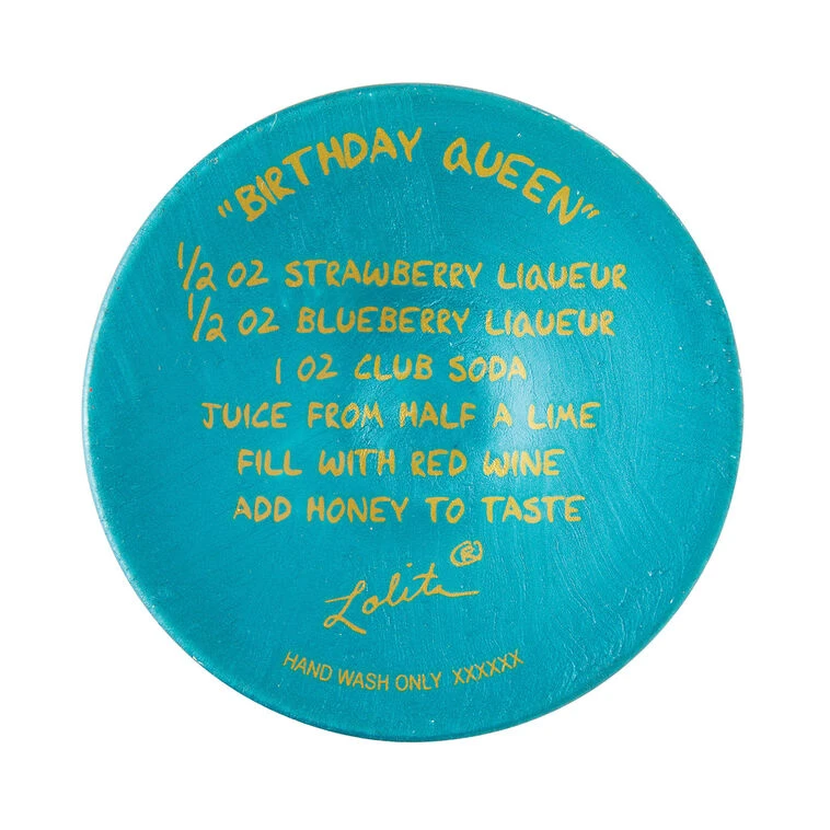 Lolita Birthday Queen Handpainted Wine Glass, 15 Oz. 8 Lolita Birthday Queen Handpainted Wine Glass, 15 Oz. - Image 6