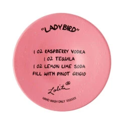 Lolita Ladybird Handpainted Wine Glass, 15 Oz. -Hallmark Shop Lolita Daisy and Ladybug Wine Glass 6016974 04