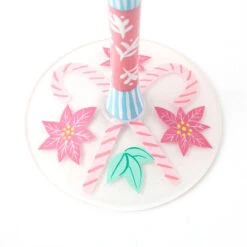 Lolita Nutcracker Delight Handpainted Wine Glass, 15 Oz. 8 Lolita Nutcracker Delight Handpainted Wine Glass, 15 Oz. -Hallmark Shop Lolita Pink and Blue Nutcracker Wine Glass 6017411 03