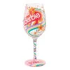 Lolita Barbie The Original Fashionista Handpainted Wine Glass, 15 Oz. -Hallmark Shop Lolita The Original Fashionista Barbie Wine Glass 6016875 01