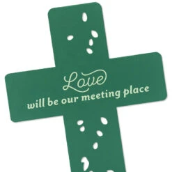 Hallmark Love Cross Garden Stake, 10.25" -Hallmark Shop Love Will Be Our Meeting Place Cross Garden Stake 1BMK1631 03