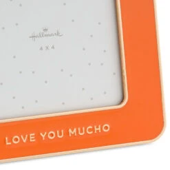 Hallmark Love You Mucho Coral Enamel Picture Frame, 4x4 8 Hallmark Love You Mucho Coral Enamel Picture Frame, 4x4 -Hallmark Shop Love You Mucho Coral Enamel 4x4 Picture Frame 1CAP1338 03