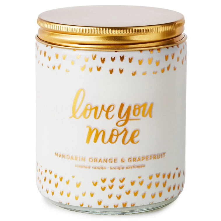 Hallmark Love You More Scented Single-Wick Jar Candle, 7 Oz. 3 Hallmark Love You More Scented Single-Wick Jar Candle, 7 Oz.