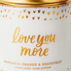 Hallmark Love You More Scented Single-Wick Jar Candle, 7 Oz. 10 Hallmark Love You More Scented Single-Wick Jar Candle, 7 Oz. -Hallmark Shop Love You Scented Orange and Grapefruit Jar Candle 1FCD1013 04