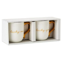 Hallmark Lucky Me And Lucky You Mugs, Set Of 2 9 Hallmark Lucky Me And Lucky You Mugs, Set Of 2 -Hallmark Shop Lucky Me and Lucky You Mugs Set of 2 1ERL1209 04