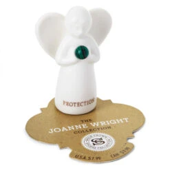 Hallmark Malachite Angel Of Protection Mini Angel Figurine, 2" -Hallmark Shop Malachite Angel of Protection Mini Angel Figurine 1JOA2115 03