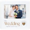 Our Wedding Ceramic Picture Frame, 4x6 -Hallmark Shop Malden Wedding Photo Picture Frame 501246 01