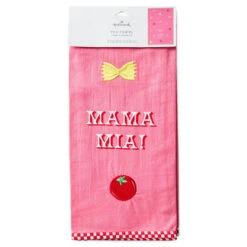 Hallmark Mama Mia! Tea Towel, 18x26 -Hallmark Shop Mamma Mia Kitchen Towel for Mom 1SNN1200 05