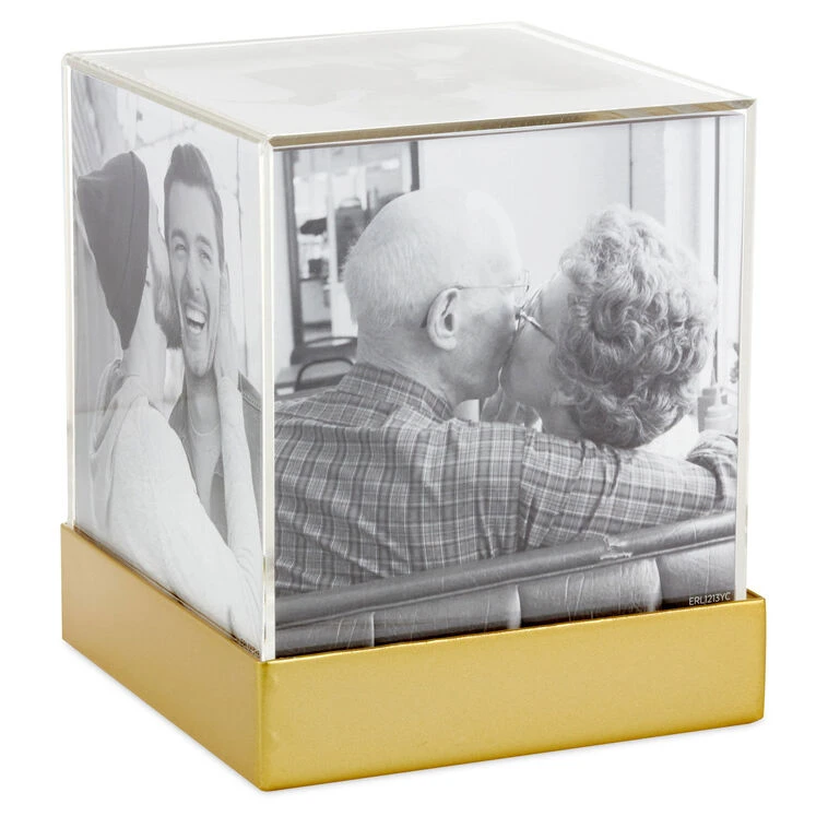 Hallmark Photo Cube Acrylic Picture Frame, Holds 5 Photos 4 Hallmark Photo Cube Acrylic Picture Frame, Holds 5 Photos - Image 2
